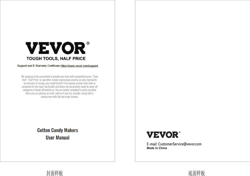 VEVOR MHTJJPZY02 User manual