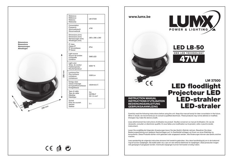 LumX LED LB-50 User manual