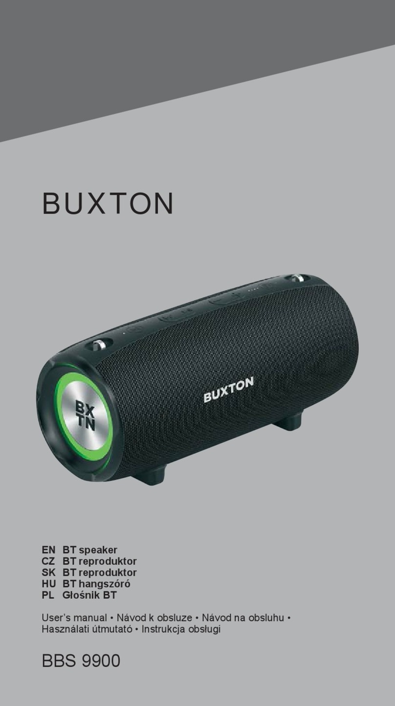BUXTON BBS 9900 User manual