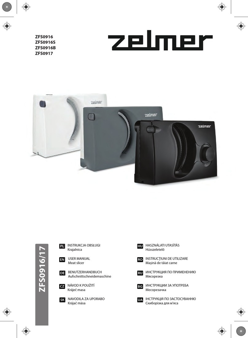 Zelmer ZFS0916B user manual