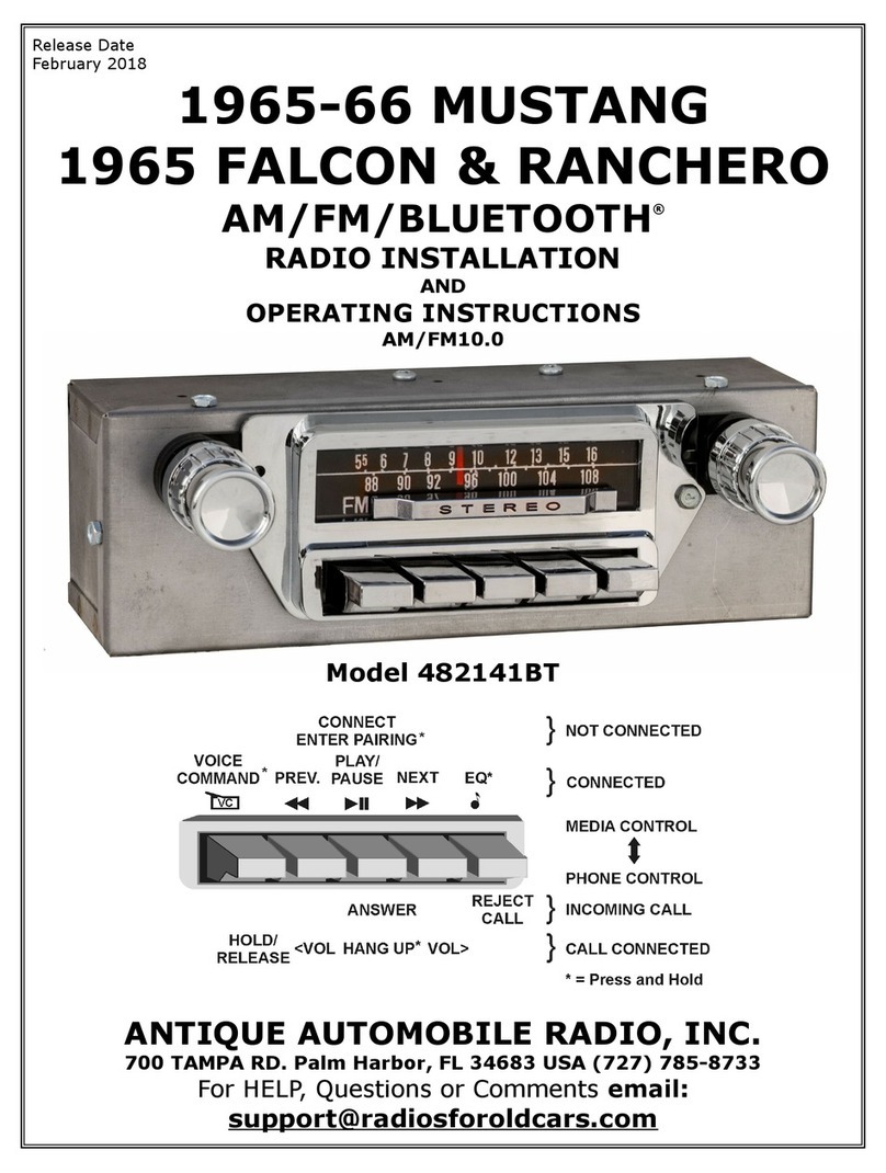 AAR 482141BT Installation and operating instructions