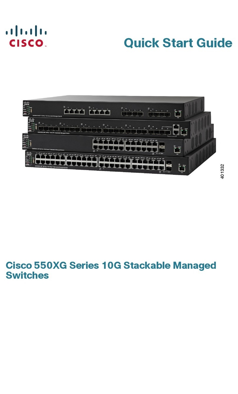 Cisco 550XG series User manual