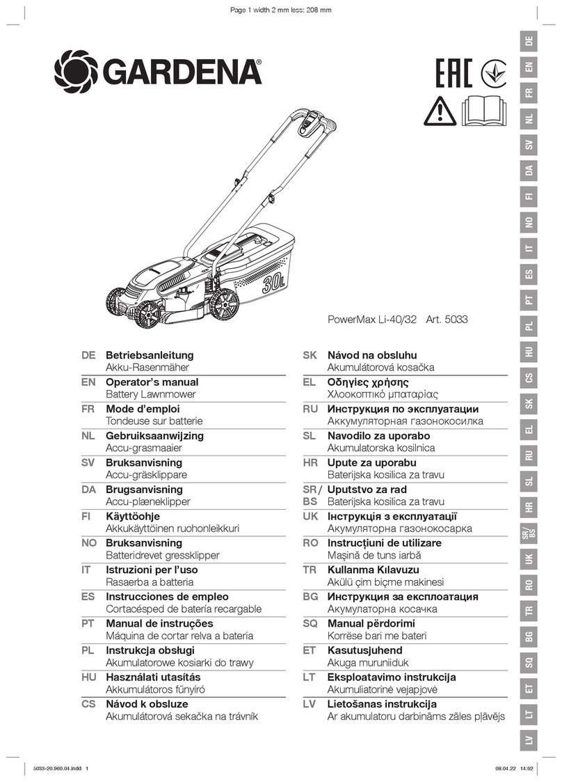 Gardena PowerMax Li-40/32 User manual