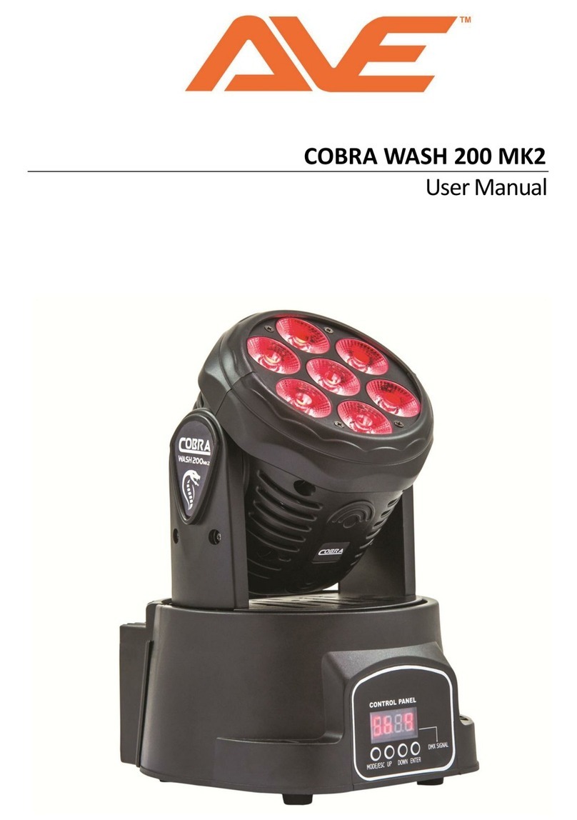 AVE COBRA WASH 200 MK2 user manual AVE COBRA WASH 200 MK2 user manual