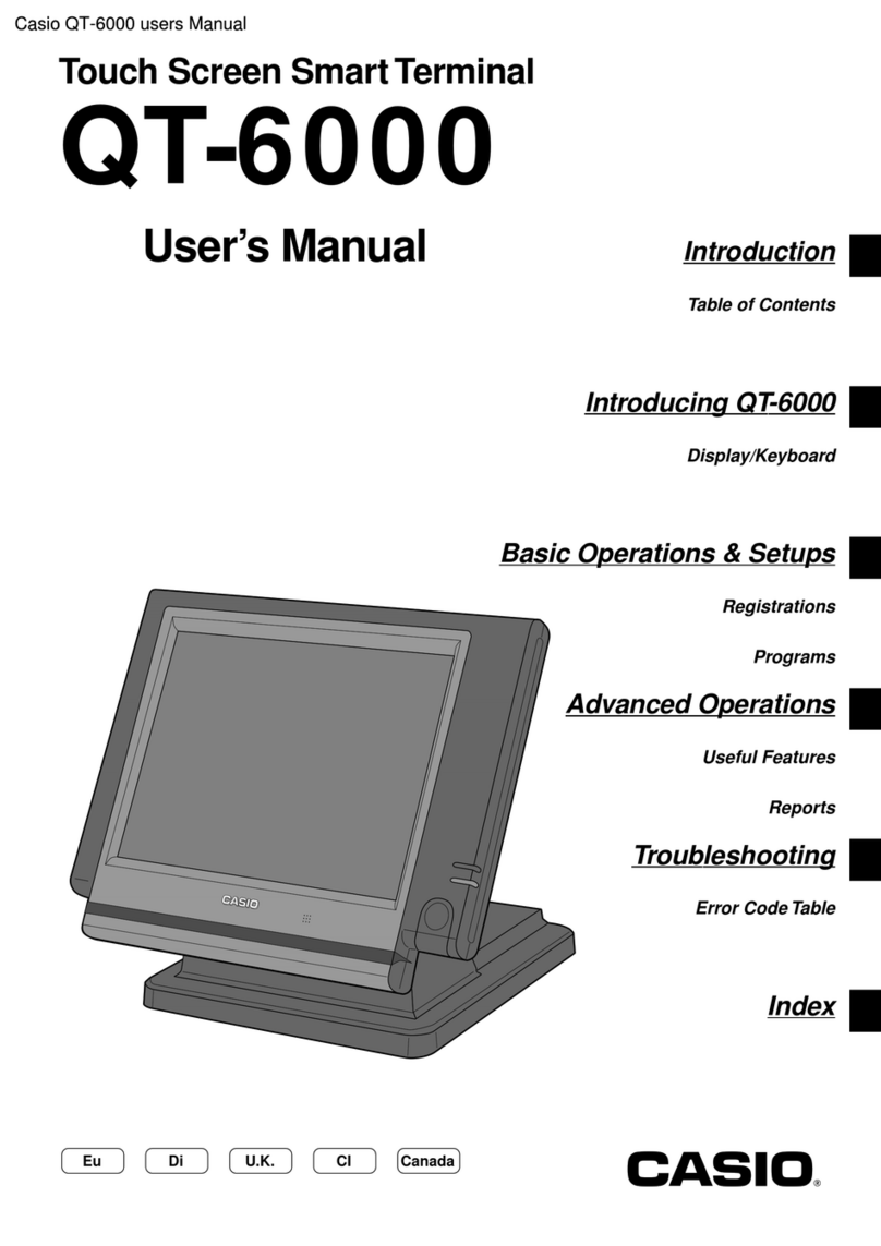Casio QT-6000 User manual