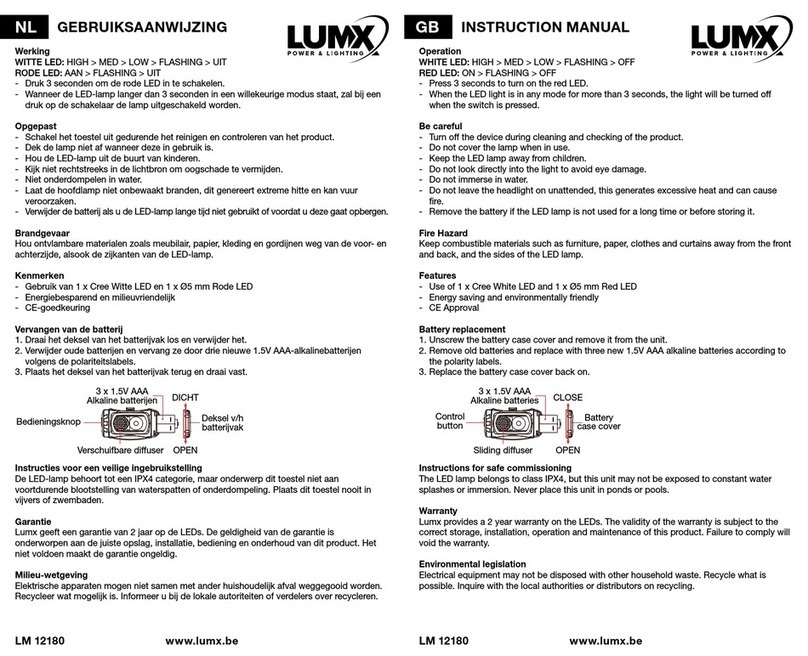LumX LM 12180 User manual