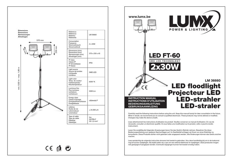 LumX LED FT-60 instruction manual