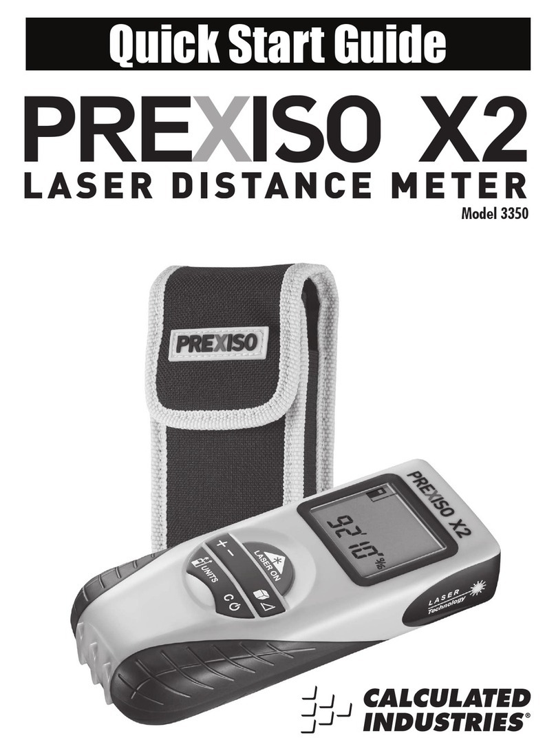Calculated Industries PREXISO X2 User manual