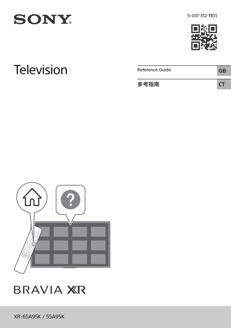 Sony XR65A95K User manual