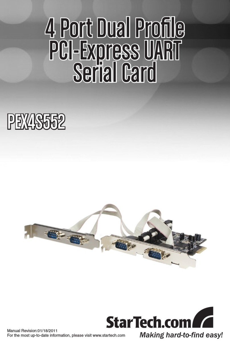 StarTech.com PEX4S552 User manual