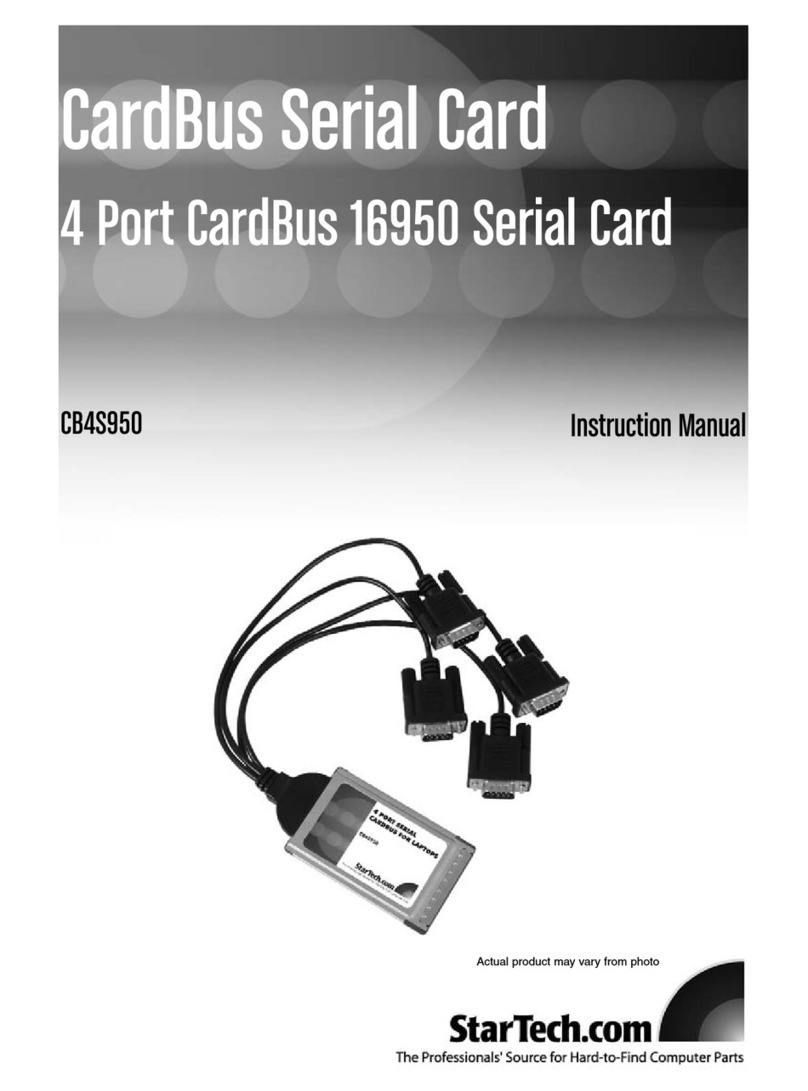 StarTech.com CB4S950 instruction manual StarTech.com CB4S950 instruction manual