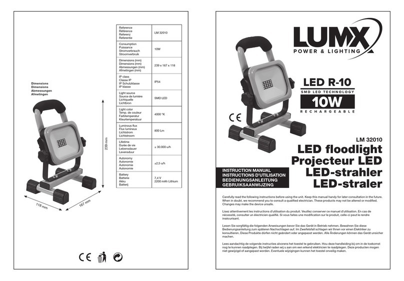 LumX LED R-10 instruction manual