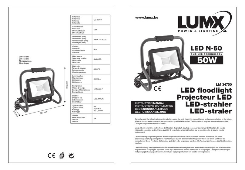LumX LED N-50 instruction manual