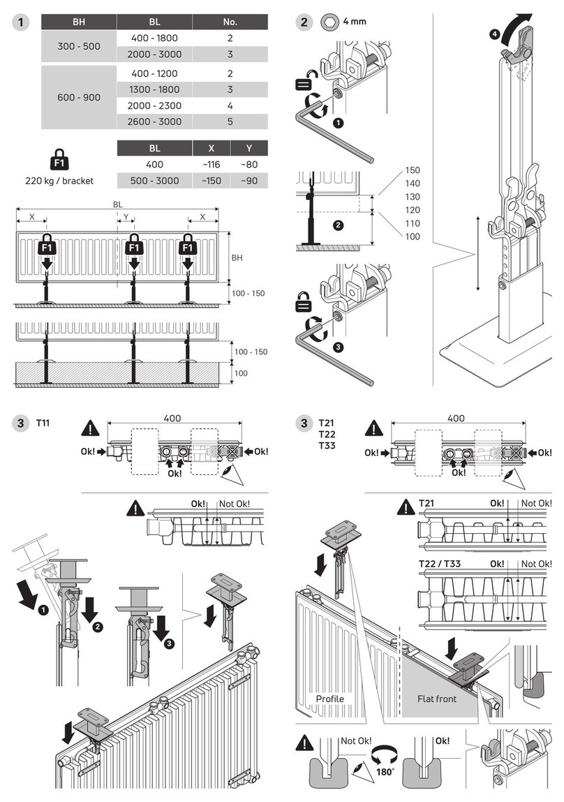 Purmo Monclac MCS 100 installation guide