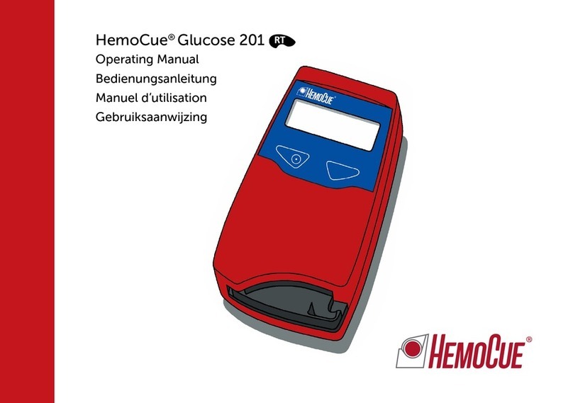 HemoCue Glucose 201 operating manual