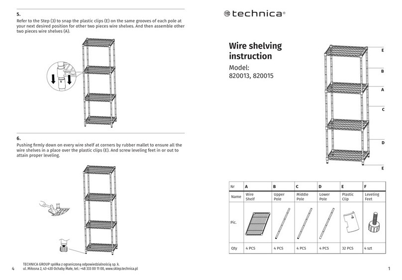 Technica 820013 instructions
