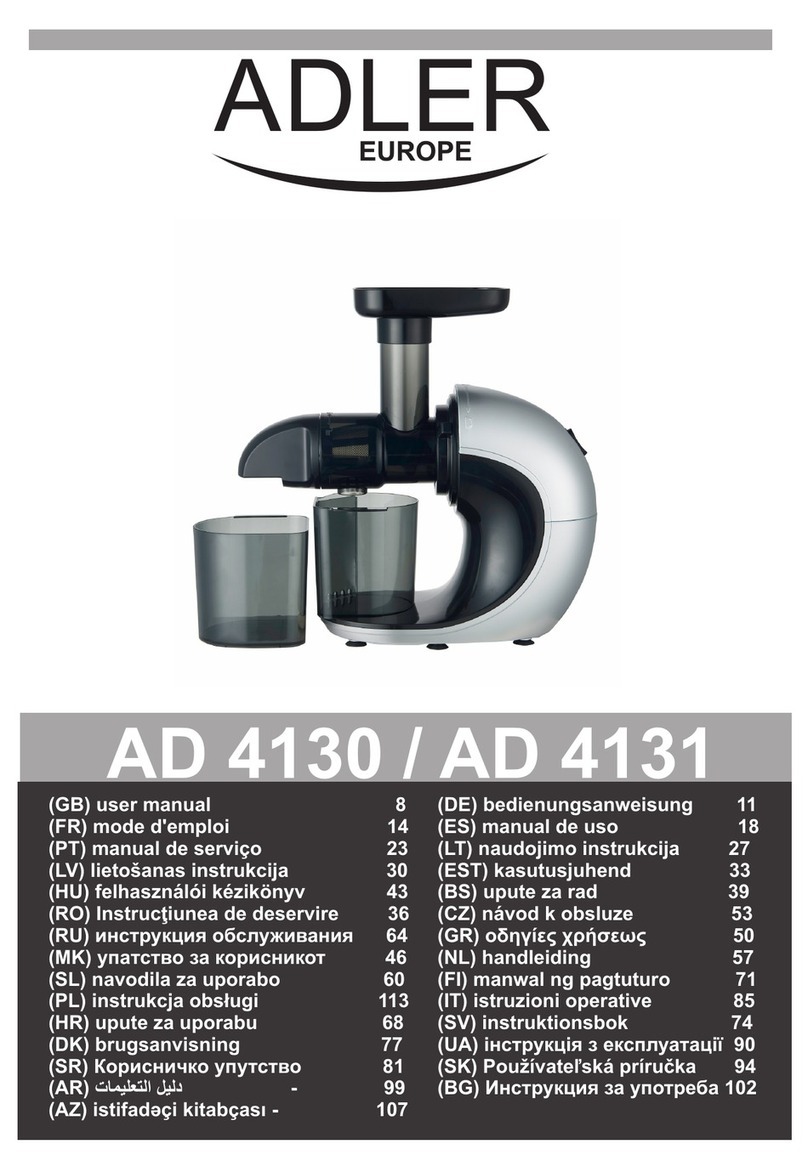 Adler Europe AD 4130 user manual