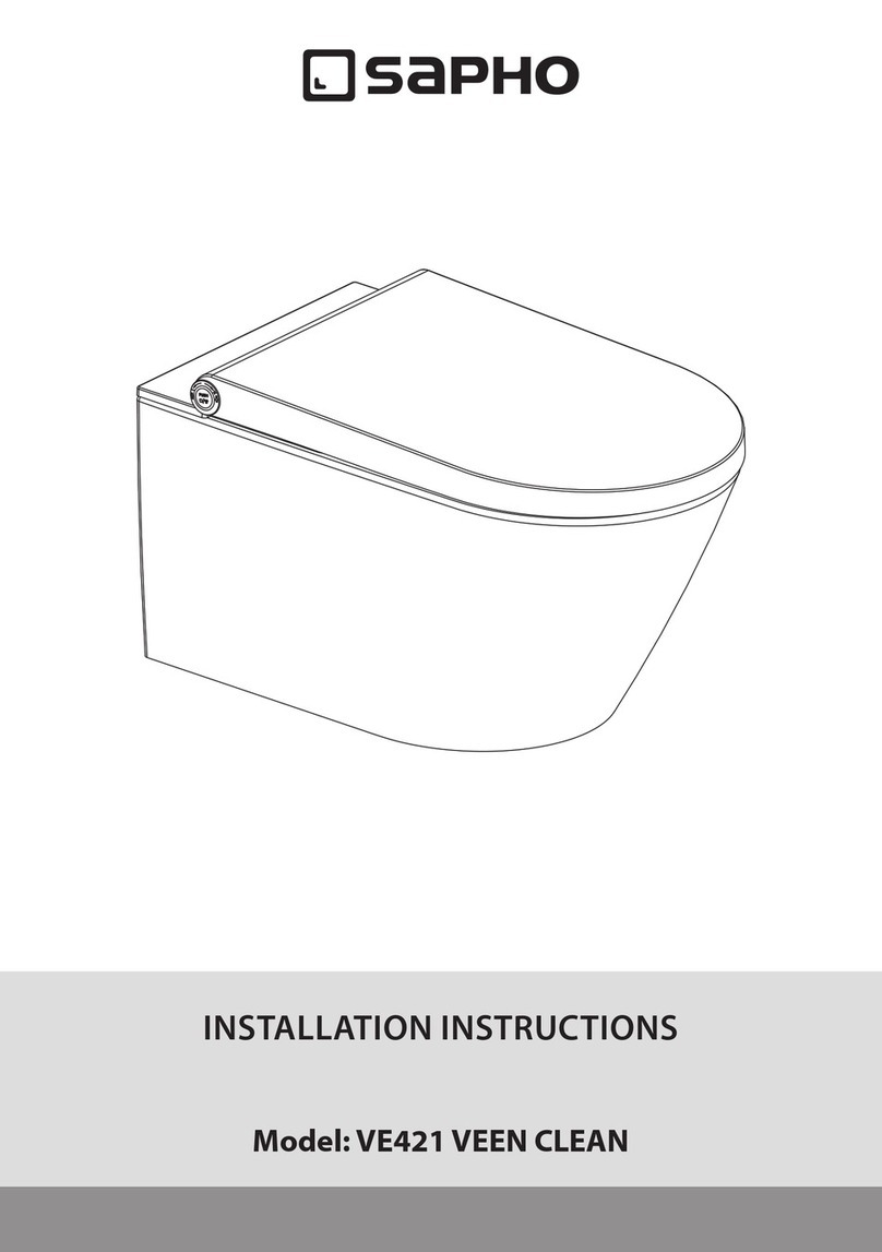 Sapho VE421 VEEN CLEAN User manual
