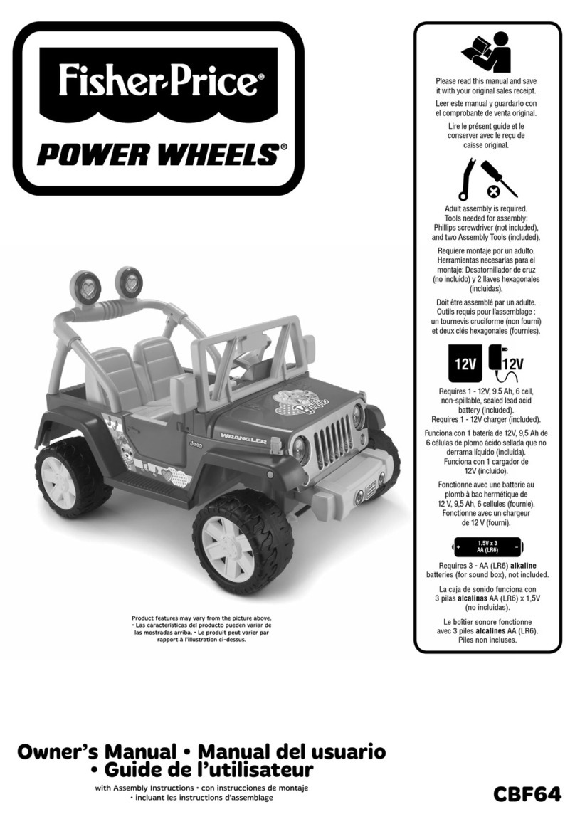Fisher-Price CBF64 owner's manual Fisher-Price CBF64 owner's manual