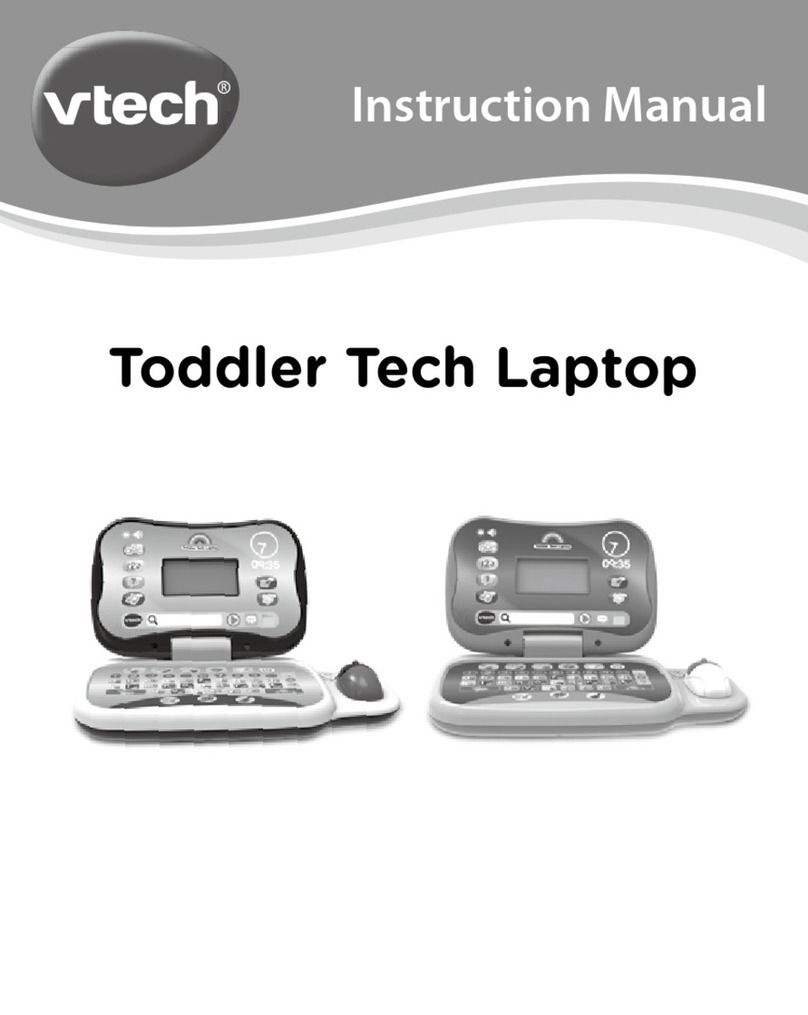 V-tech Toddler Tech Laptop instruction manual