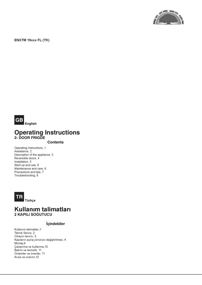 Whirlpool ENXTM 19 FL Series User manual