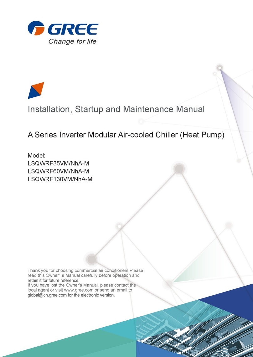 Gree LSQWRF130VM/NhA-M Installation manual