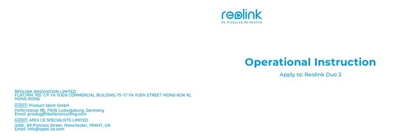 Reolink Duo 2 Operational Instruction