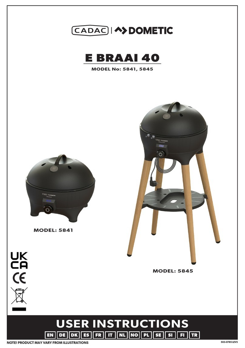 Cadac E BRAAI 40 User manual