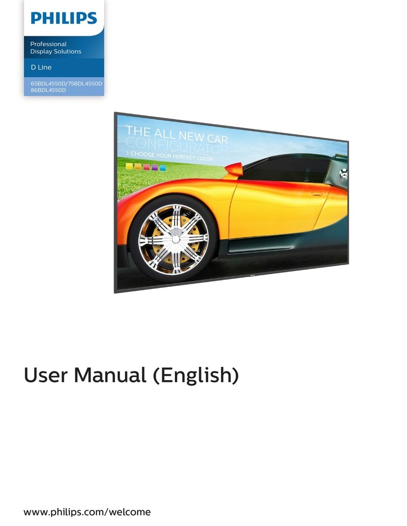 Philips 65BDL4550D User manual