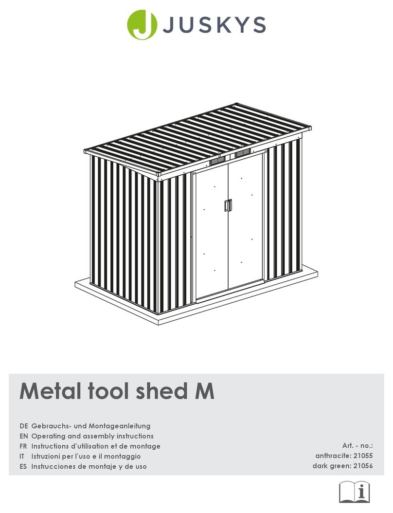 Juskys 21055 Operating and assembly instruction