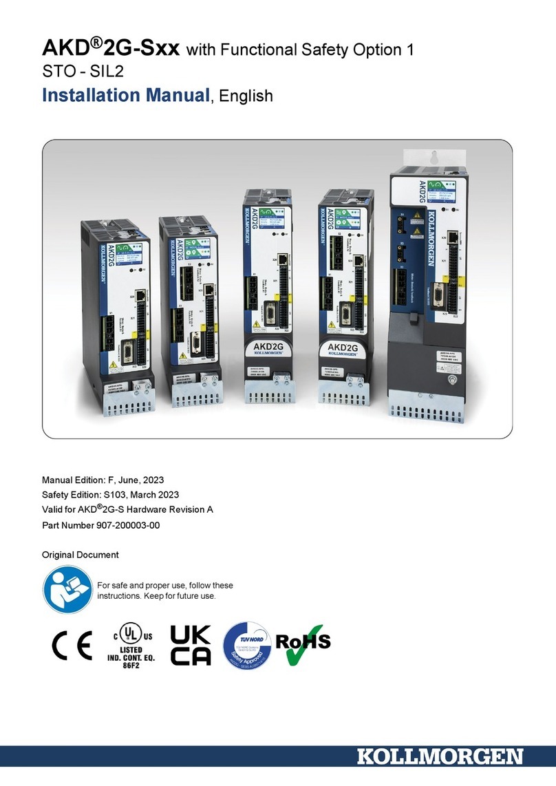 Kollmorgen AKD2G-S Series installation manual