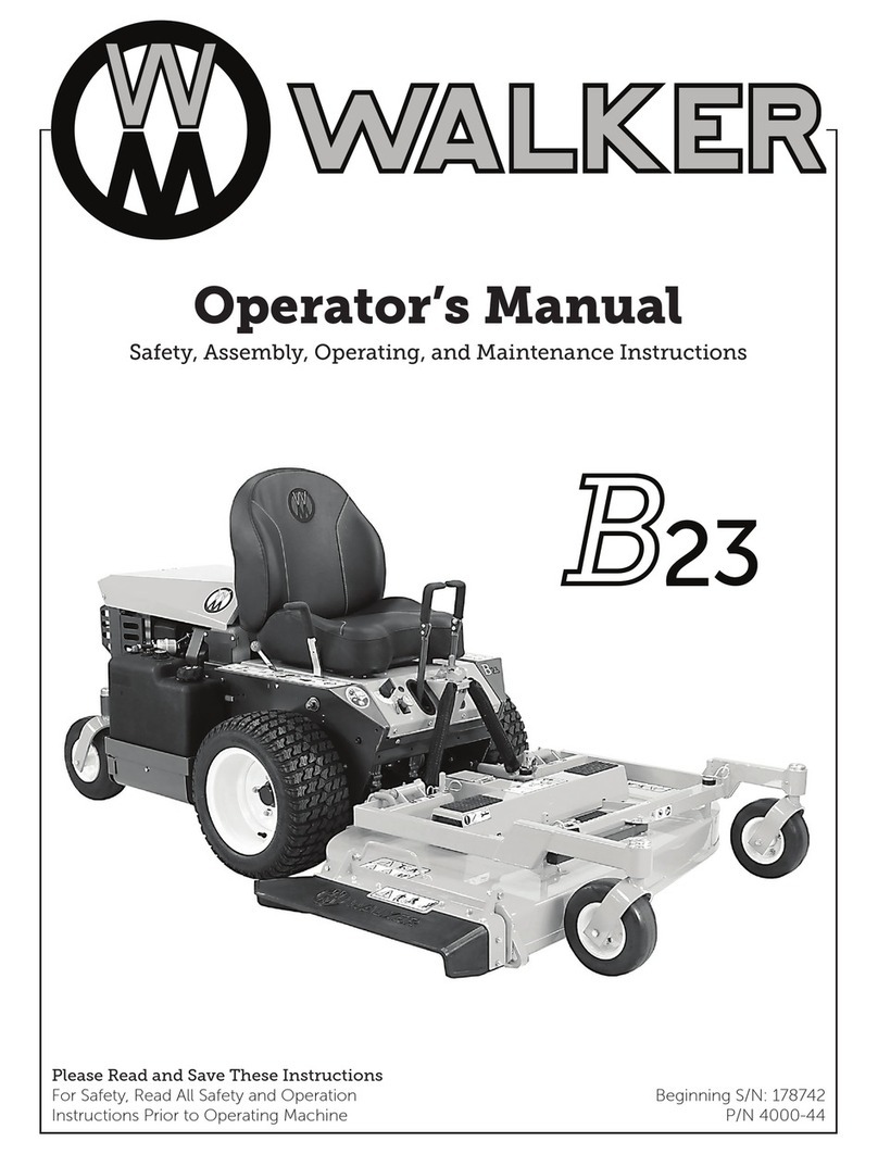 Walker B23 User manual Walker B23 User manual