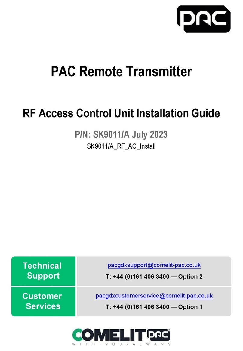 Comelit SK9011/A installation guide
