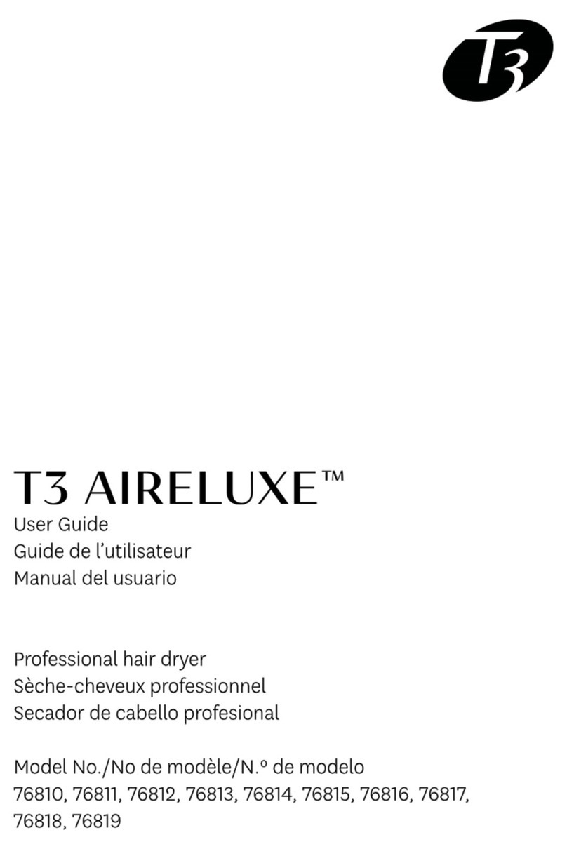 T3 AIRELUXE User manual
