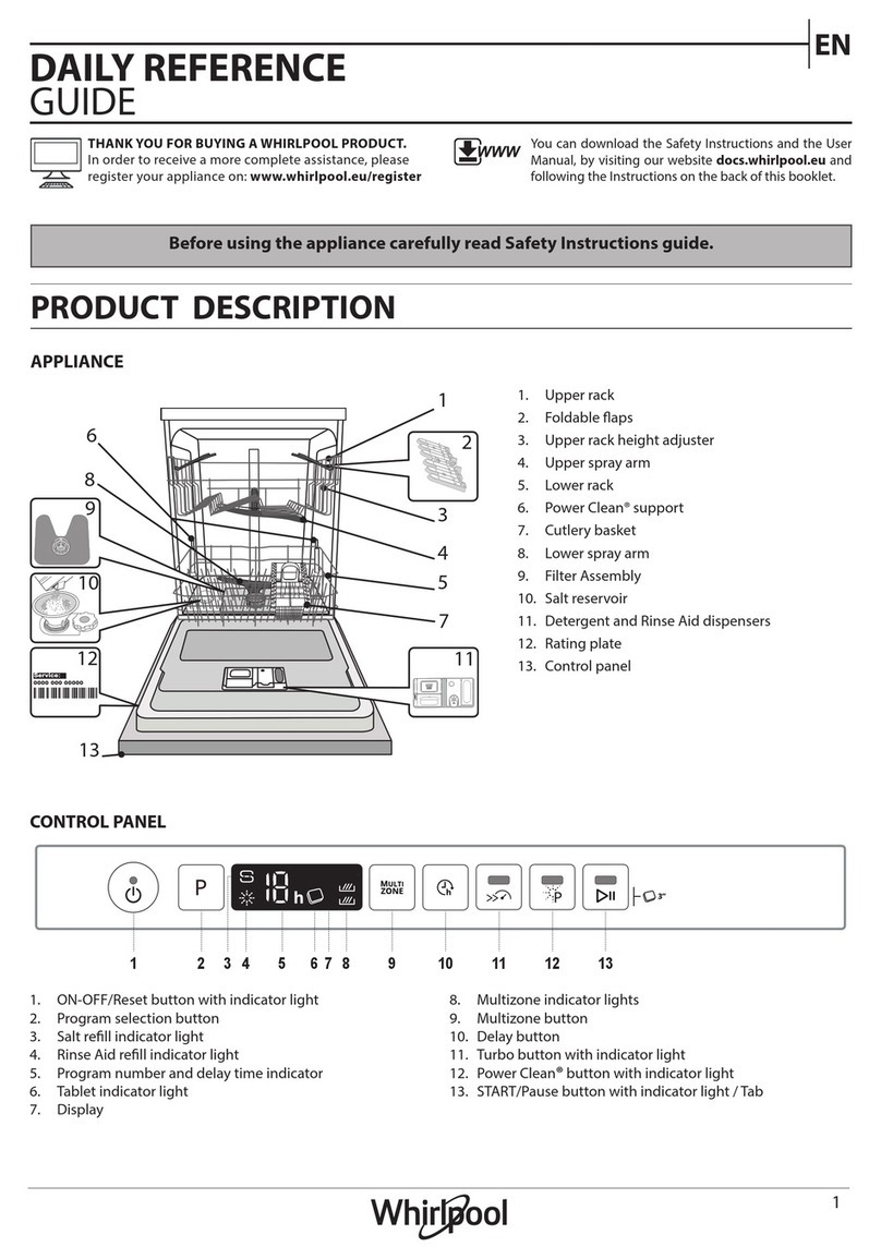Whirlpool WCIC 3C26 PE Installation and operation manual