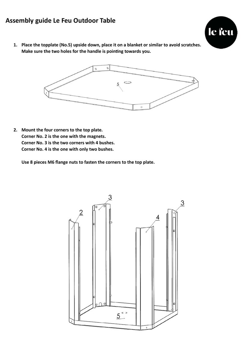 Le Feu Turtle 830003 Assembly guide