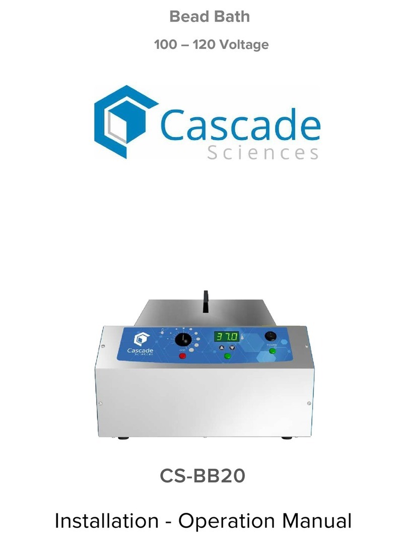 Cascade Sciences CS-BB20 Installation & operation manual