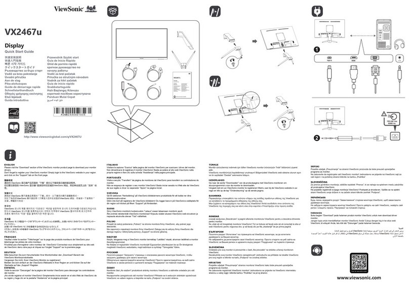 ViewSonic VX2467u User manual