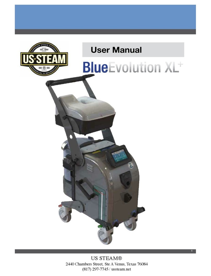 US Steam BlueEvolution XL+ TS user manual