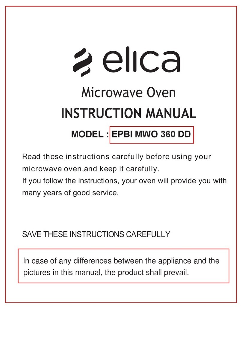 ELICA EPBI MWO 360 DD instruction manual