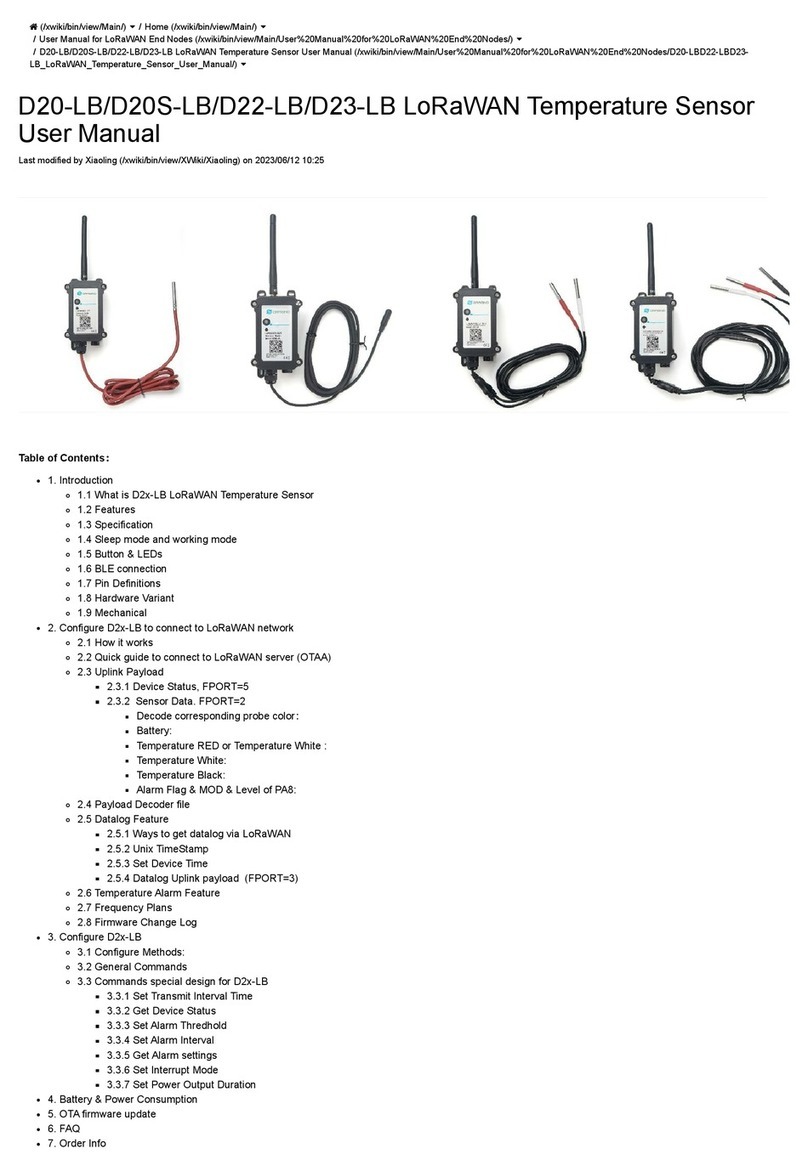 Dragino D20-LB user manual