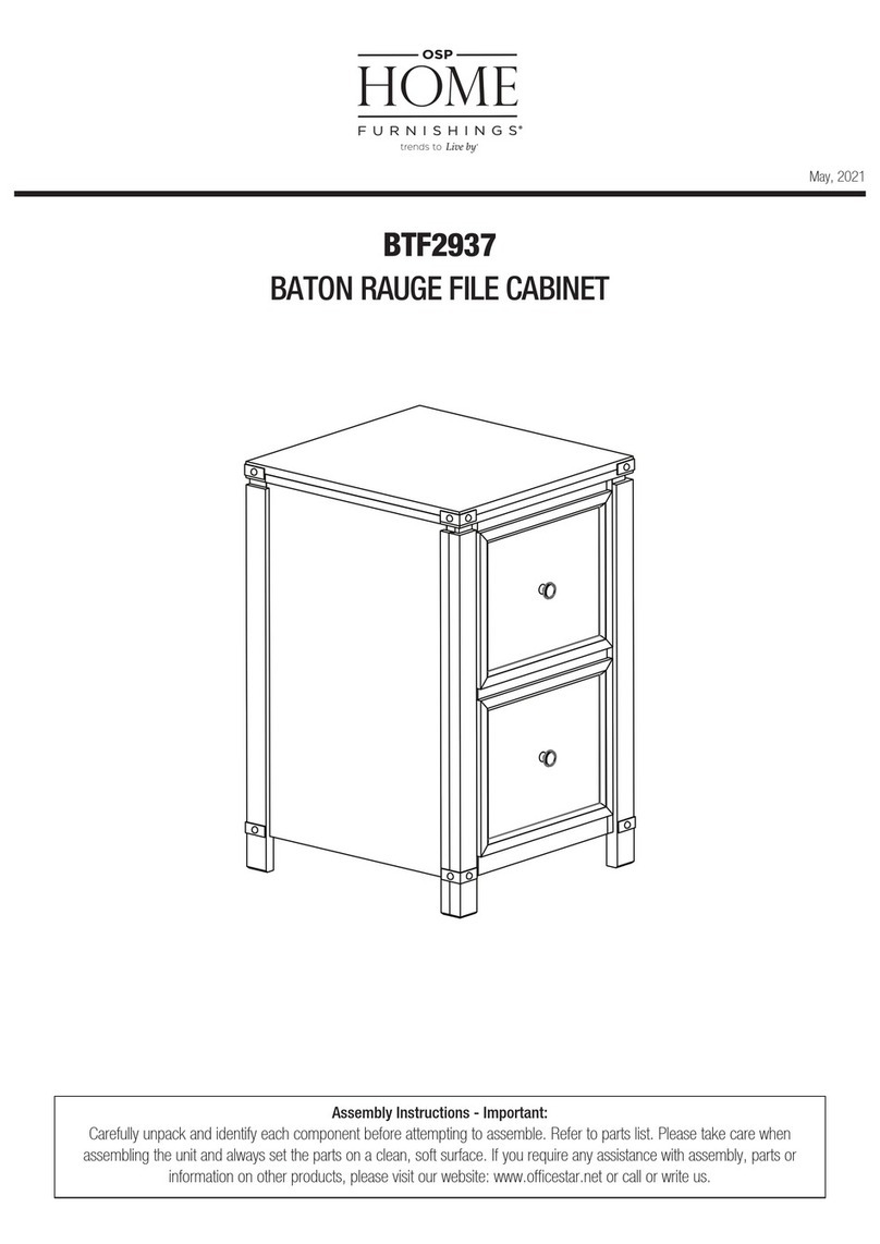 OSP Home Furnishings BTF2937 User manual