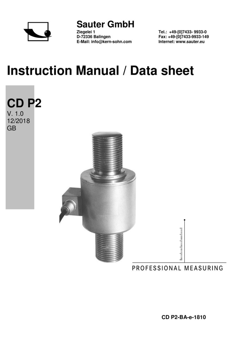 sauter CD P2 Instruction Manual sauter CD P2 Instruction Manual