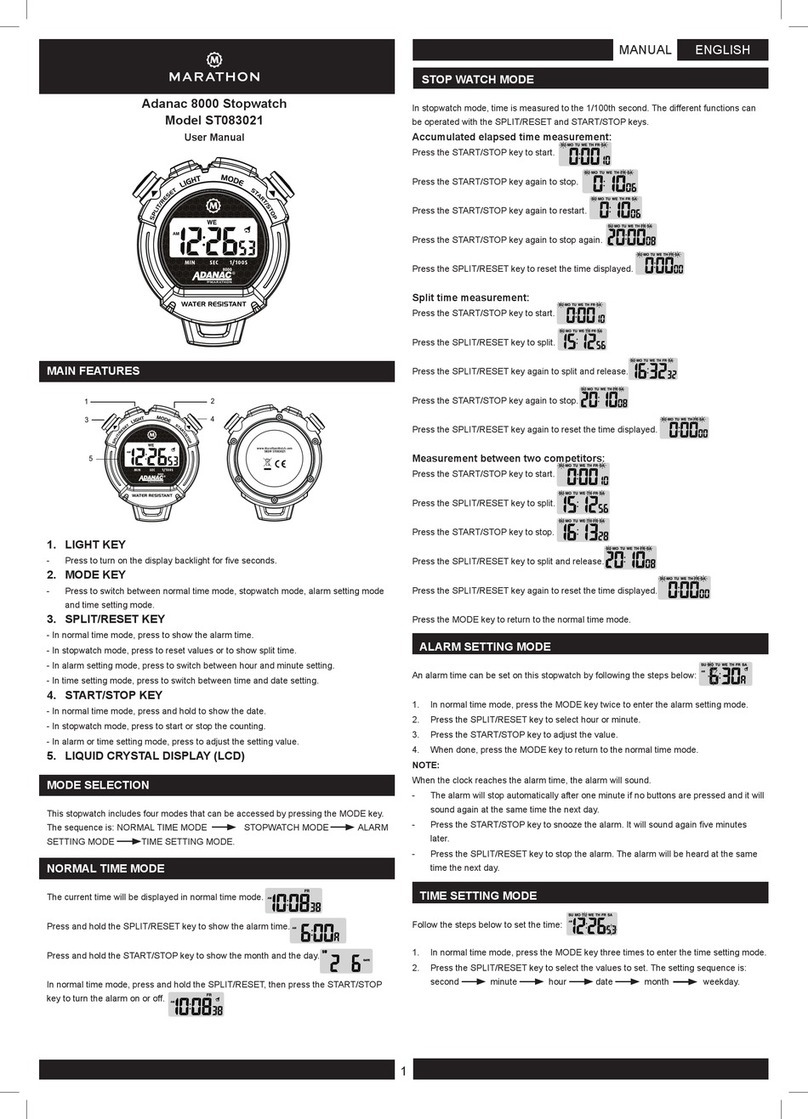 Marathon Adanac 8000 user manual