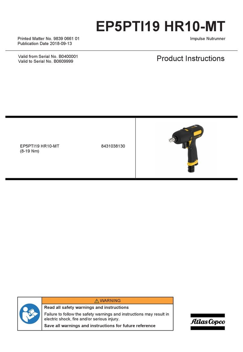 Atlas Copco EP5PTI19 HR10-MT Product instructions