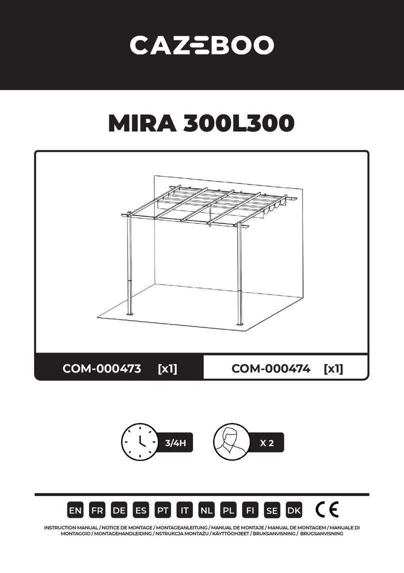 CAZEBOO COM-000473 User manual CAZEBOO COM-000473 User manual