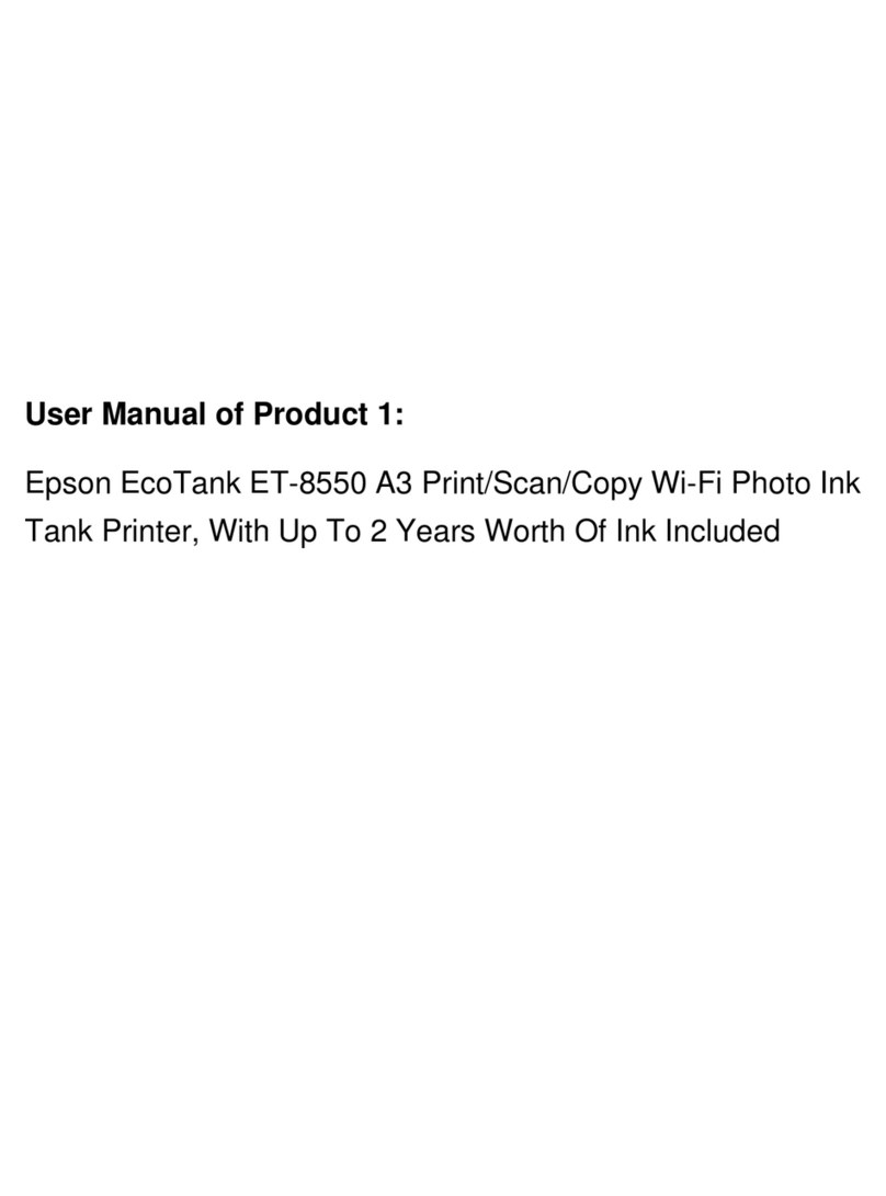 Epson ET-8550 User manual