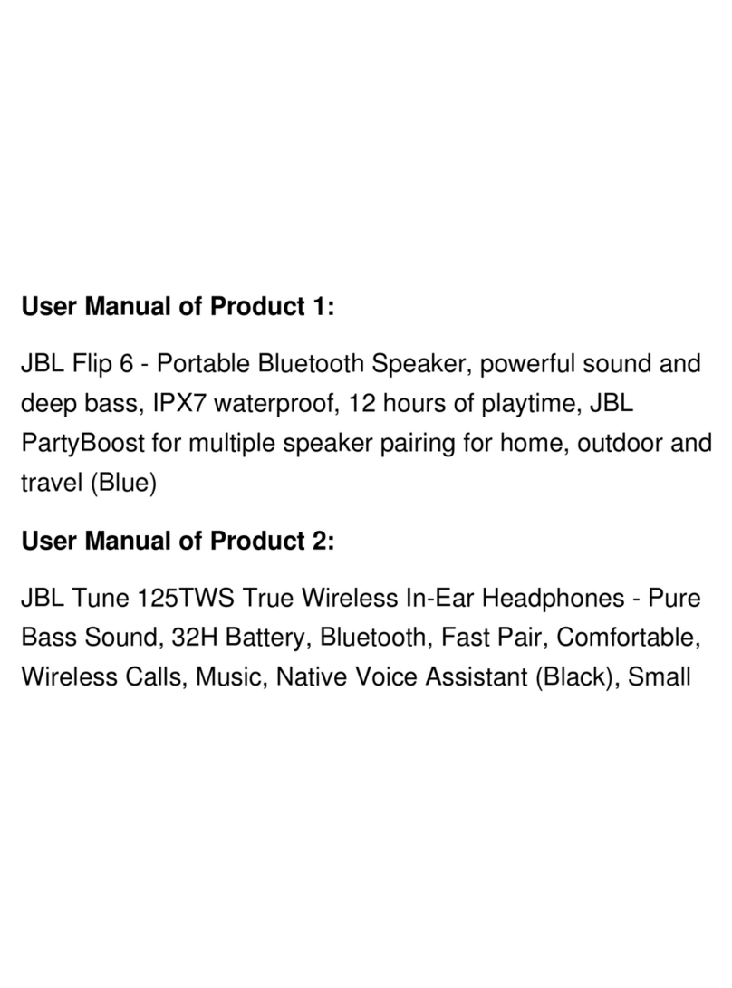 JBL HARMAN FLIP6 User manual