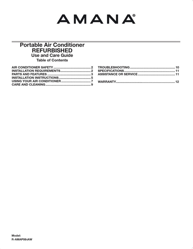 Amana REFURBISHED R-AMAP084AW User manual