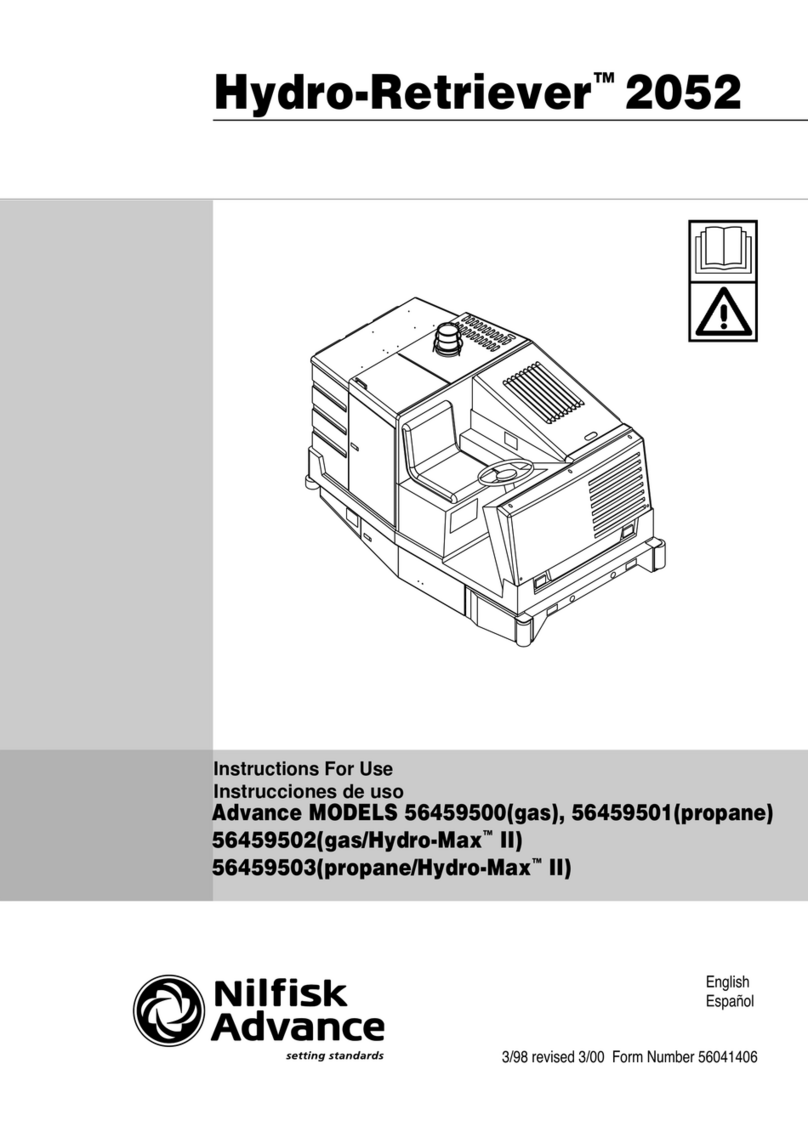 Nilfisk-Advance 56459500 User manual